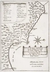 A Plan of the City and Country Around Algiers